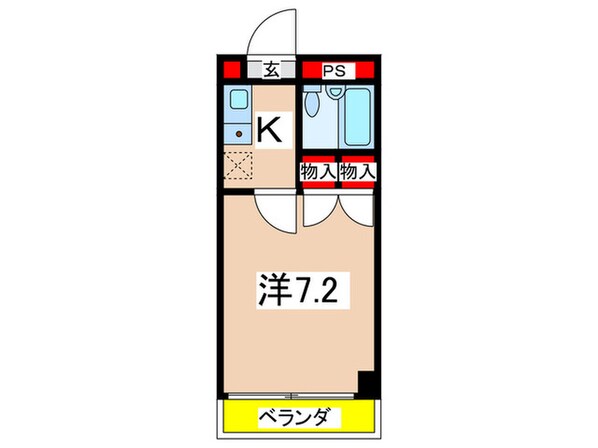 メイローズ市原の物件間取画像